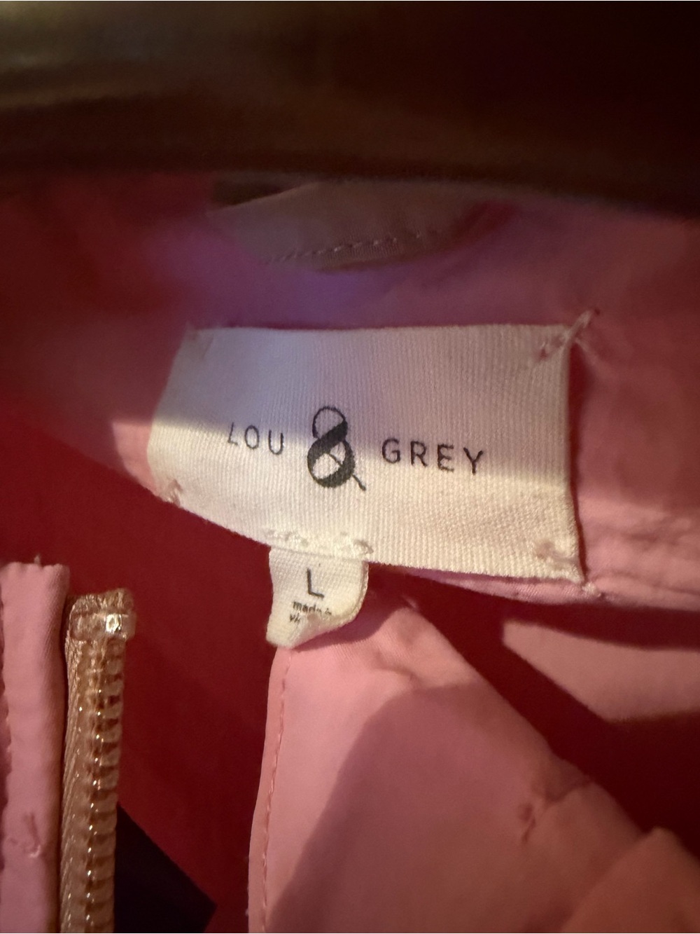 Lou & Grey Pink Hooded Light Jacket - Picture 4 of 5